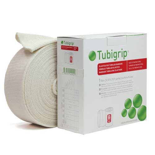 Tubigrip E 8.75cm x 10 m. Lg ankle ; med knee; sm thighSports Care Medical